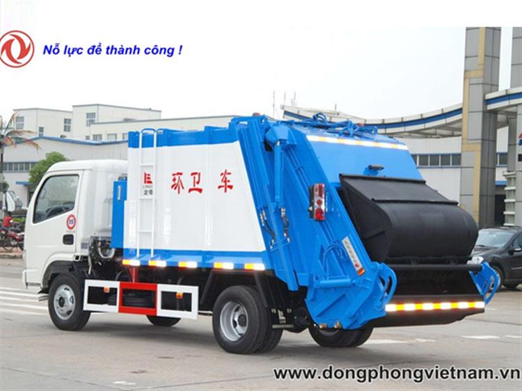 Xe cuốn ép chở rác Dongfeng 8 khối