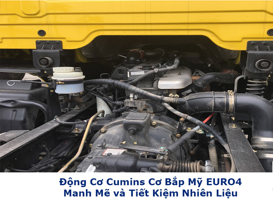 Xe tải Dongfeng B180 8 tấn thùng dài 9,5 mét trang bị động cơ Cummins B180 (Mỹ)
