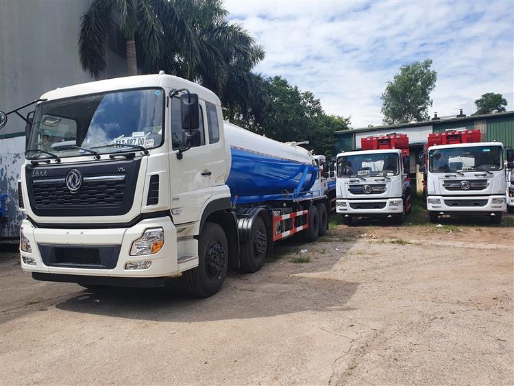 Giới thiệu Xe hút chất thải Dongfeng 4 chân 17 khối bồn inox 304 1